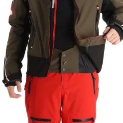 Luhta, Ahmo Veste De Ski Hommes Dark Olive Vert -ColourWear Soldes luhta ahmo aa jas gevoerd heren dark olive groen 22luhta132v1 BI 09