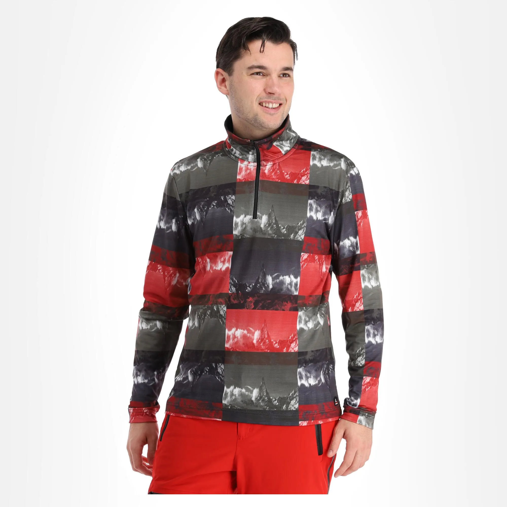 Luhta, Alajoki Pull De Ski Hommes Cranberry Rouge 3 Luhta, Alajoki Pull De Ski Hommes Cranberry Rouge