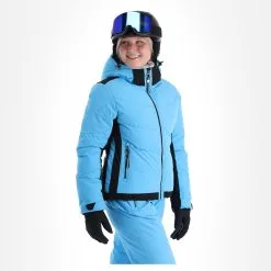 Luhta, Hallela Veste De Ski Femmes Sky Bleu -ColourWear Soldes luhta hallela aa jas gevoerd dames sky blauw 22luhta120v3 BI 04