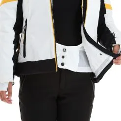 Luhta, Hietanen Veste De Ski Femmes Optic Blanc -ColourWear Soldes luhta hietanen aa jas gevoerd dames optic wit 22luhta117v1 BI 08