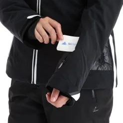 Luhta, Hietanen Veste De Ski Femmes Noir -ColourWear Soldes luhta hietanen aa jas gevoerd dames zwart 22luhta117v3 BI 07