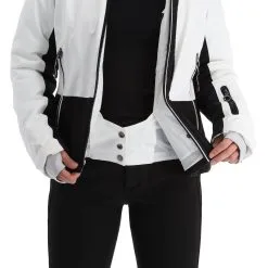 Luhta, Hookana Veste De Ski Femmes Optic Blanc -ColourWear Soldes luhta hookana aa jas gevoerd dames optic wit 22luhta118v2 BI 09