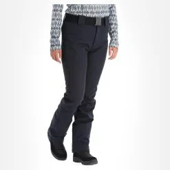 Luhta, Joensuu Pantalon De Ski En Softshell Femmes Dark Bleu -ColourWear Soldes luhta joensuu bc skibroek softshell dames dark blauw 22luhta150v2 BI 04