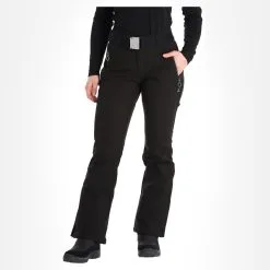 Luhta, Joentaus C Pantalon De Ski En Softshell Modèle Court Femmes Noir