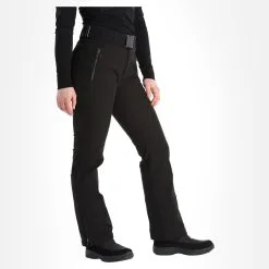 Luhta, Joentaus C Pantalon De Ski En Softshell Modèle Court Femmes Noir -ColourWear Soldes luhta joentaus c bc skibroek softshell short model dames zwart 22luhta148v1 BI 04