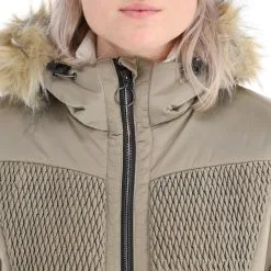 Luhta, Kaavi Veste De Ski Femmes Beige -ColourWear Soldes luhta kaavi aa jas gevoerd dames beige 22luhta124v2 BI 07