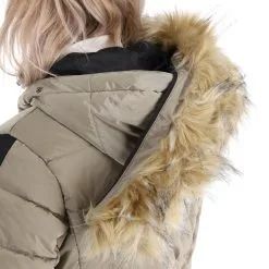 Luhta, Kaavi Veste De Ski Femmes Beige -ColourWear Soldes luhta kaavi aa jas gevoerd dames beige 22luhta124v2 BI 10