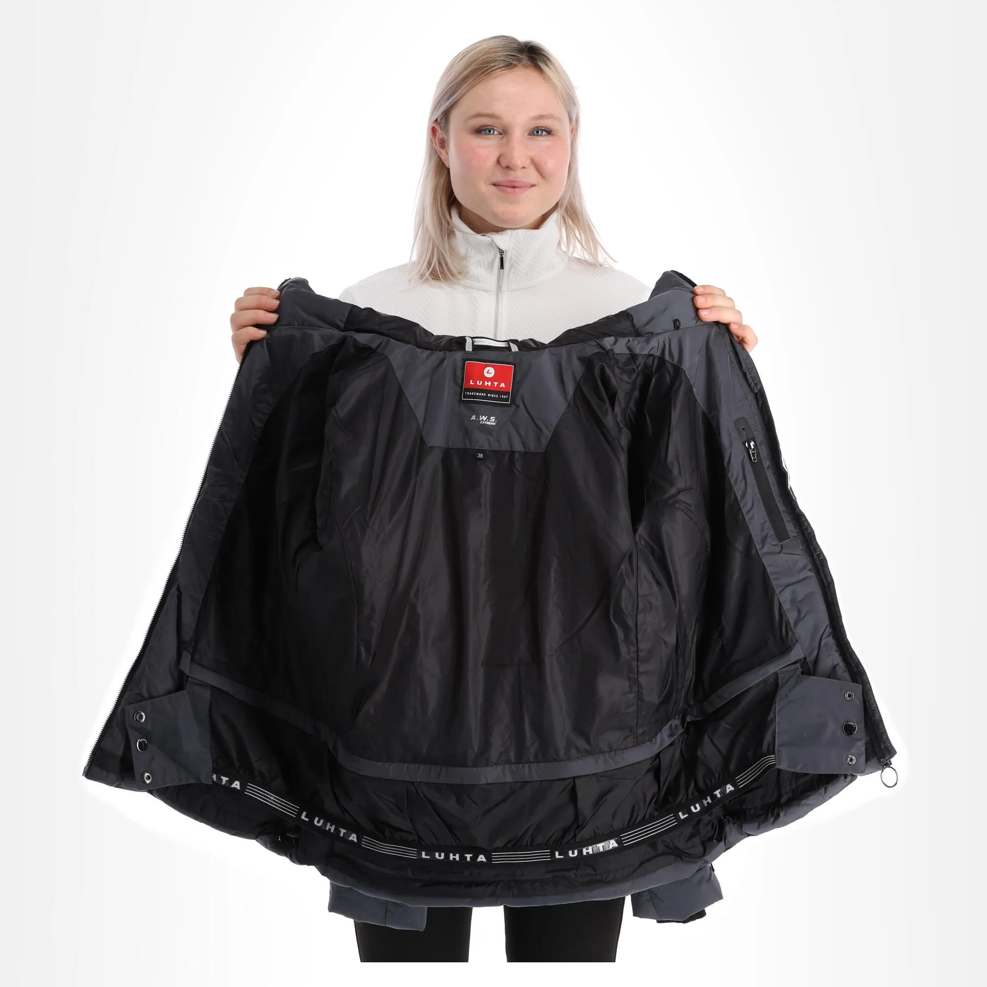 Luhta, Kaavi Veste De Ski Femmes Lead Gris 7 Luhta, Kaavi Veste De Ski Femmes Lead Gris – Image 5