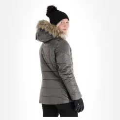 Luhta, Kanavansuu Veste De Ski Femmes Beige -ColourWear Soldes luhta kanavansuu aa jas gevoerd dames beige 22luhta125v1 BI 03