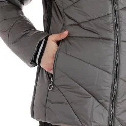 Luhta, Kanavansuu Veste De Ski Femmes Beige -ColourWear Soldes luhta kanavansuu aa jas gevoerd dames beige 22luhta125v1 BI 11