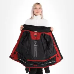 Luhta, Katinen Veste De Ski Femmes Cranberry Rouge -ColourWear Soldes luhta katinen aa jas gevoerd dames cranberry rood 22luhta126v1 BI 05