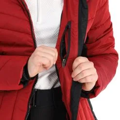 Luhta, Katinen Veste De Ski Femmes Cranberry Rouge -ColourWear Soldes luhta katinen aa jas gevoerd dames cranberry rood 22luhta126v1 BI 09