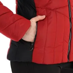 Luhta, Katinen Veste De Ski Femmes Cranberry Rouge -ColourWear Soldes luhta katinen aa jas gevoerd dames cranberry rood 22luhta126v1 BI 11