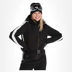 Luhta, Kesusmaa Combinaison De Ski Femmes Noir -ColourWear Soldes luhta kesusmaa da ski overall dames zwart 22luhta128v1 BI 04