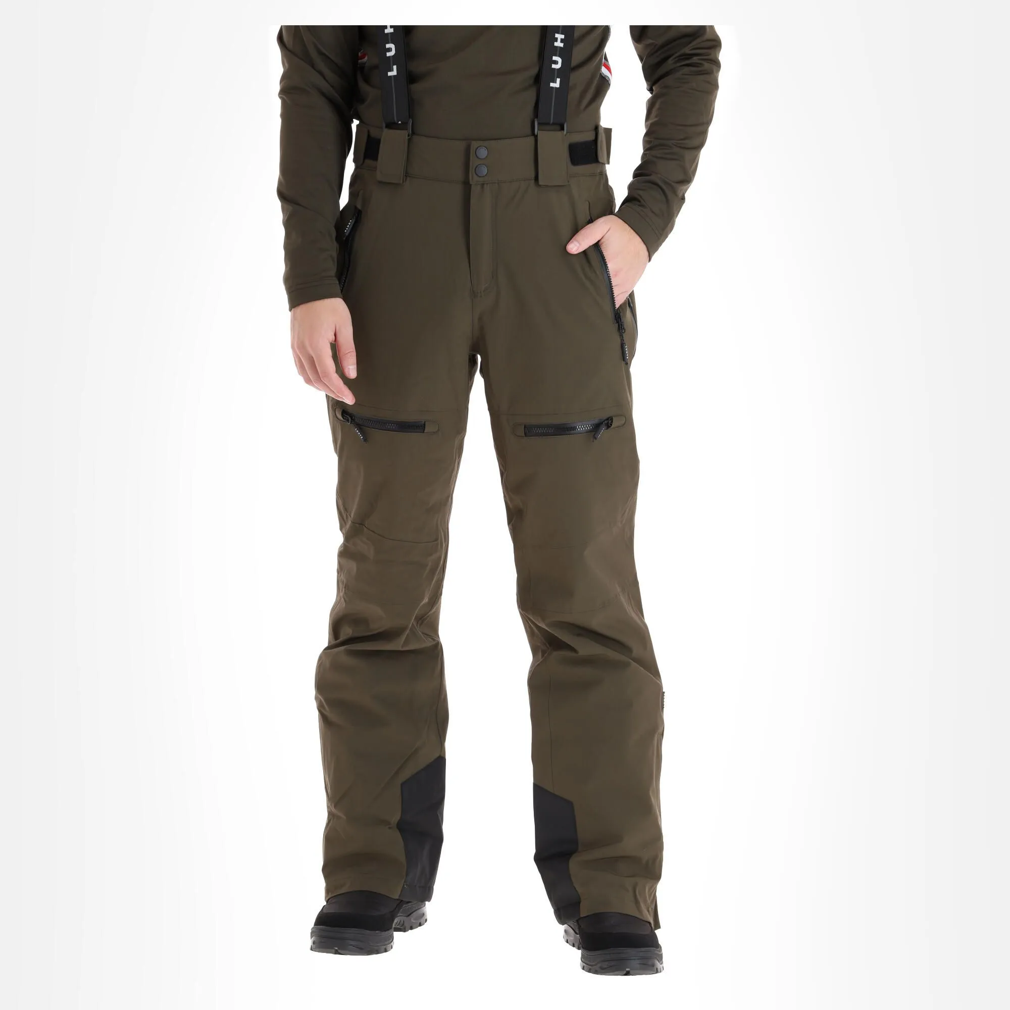 Luhta, Kovero Pantalon De Ski Hommes Dark Olive Vert 3 Luhta, Kovero Pantalon De Ski Hommes Dark Olive Vert
