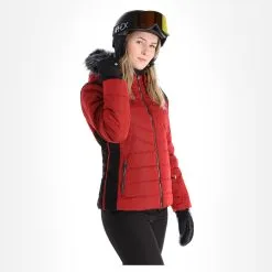 Luhta, Lainiotunturi Veste De Ski Femmes CRANBERRY Rouge -ColourWear Soldes luhta lainiotunturi aa jas gevoerd dames cranberry rood AA21luh104d BI 04