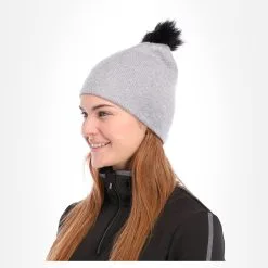 Luhta, Nahkurila Knit Bonnet Gris -ColourWear Soldes luhta nahkurila knit muts grijs ha29luhw50a 02.3681