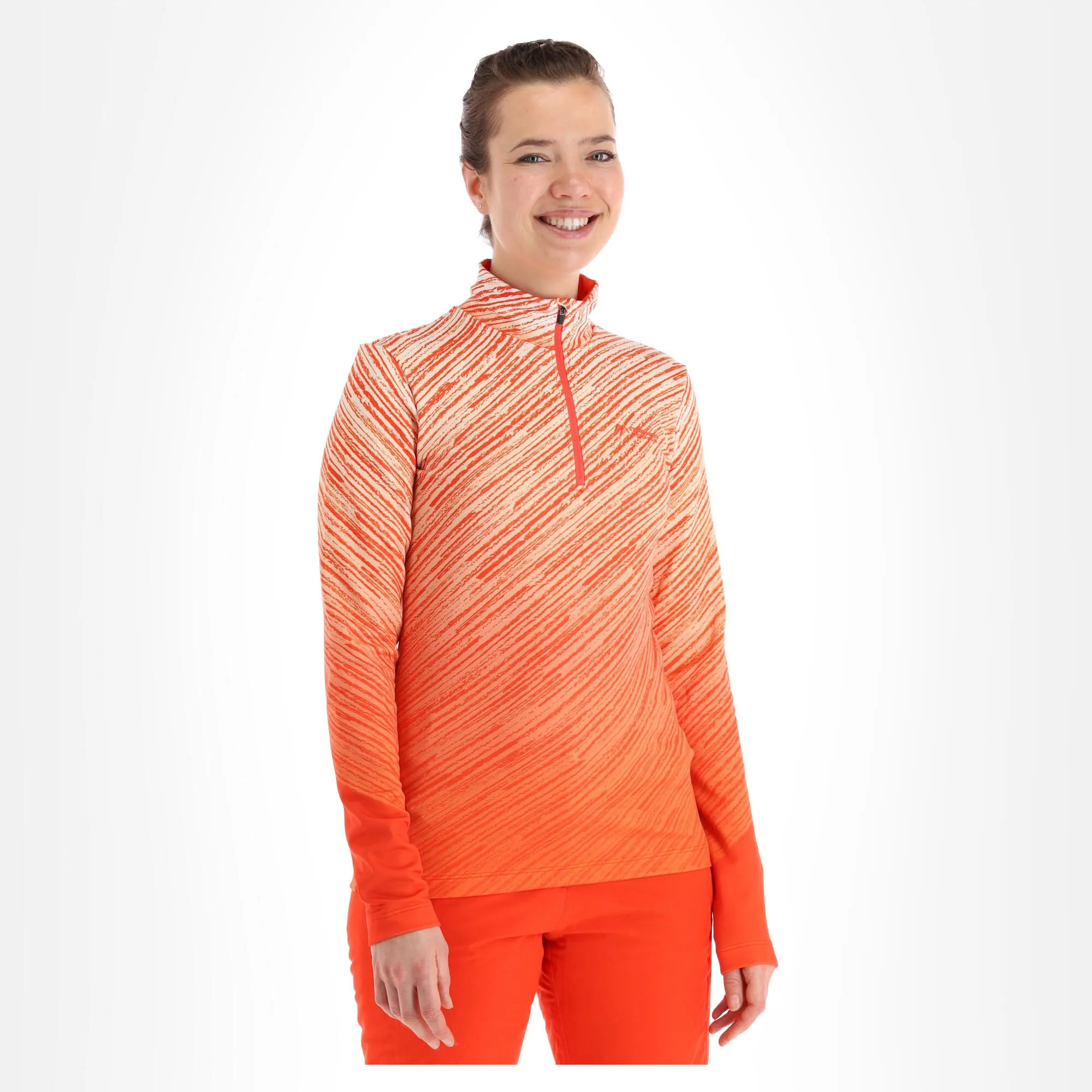 Maier Sports, Choralpe Pull De Ski Femmes Siren Print Rouge 5 Maier Sports, Choralpe Pull De Ski Femmes Siren Print Rouge – Image 3