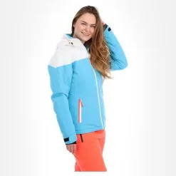 Maier Sports, Coral Flash Veste De Ski Femmes Cyan Bleu -ColourWear Soldes maier sports coral flash ski jas dames cyan blauw AA20mai020a BI 04