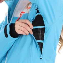 Maier Sports, Coral Flash Veste De Ski Femmes Cyan Bleu -ColourWear Soldes maier sports coral flash ski jas dames cyan blauw AA20mai020a BI 08