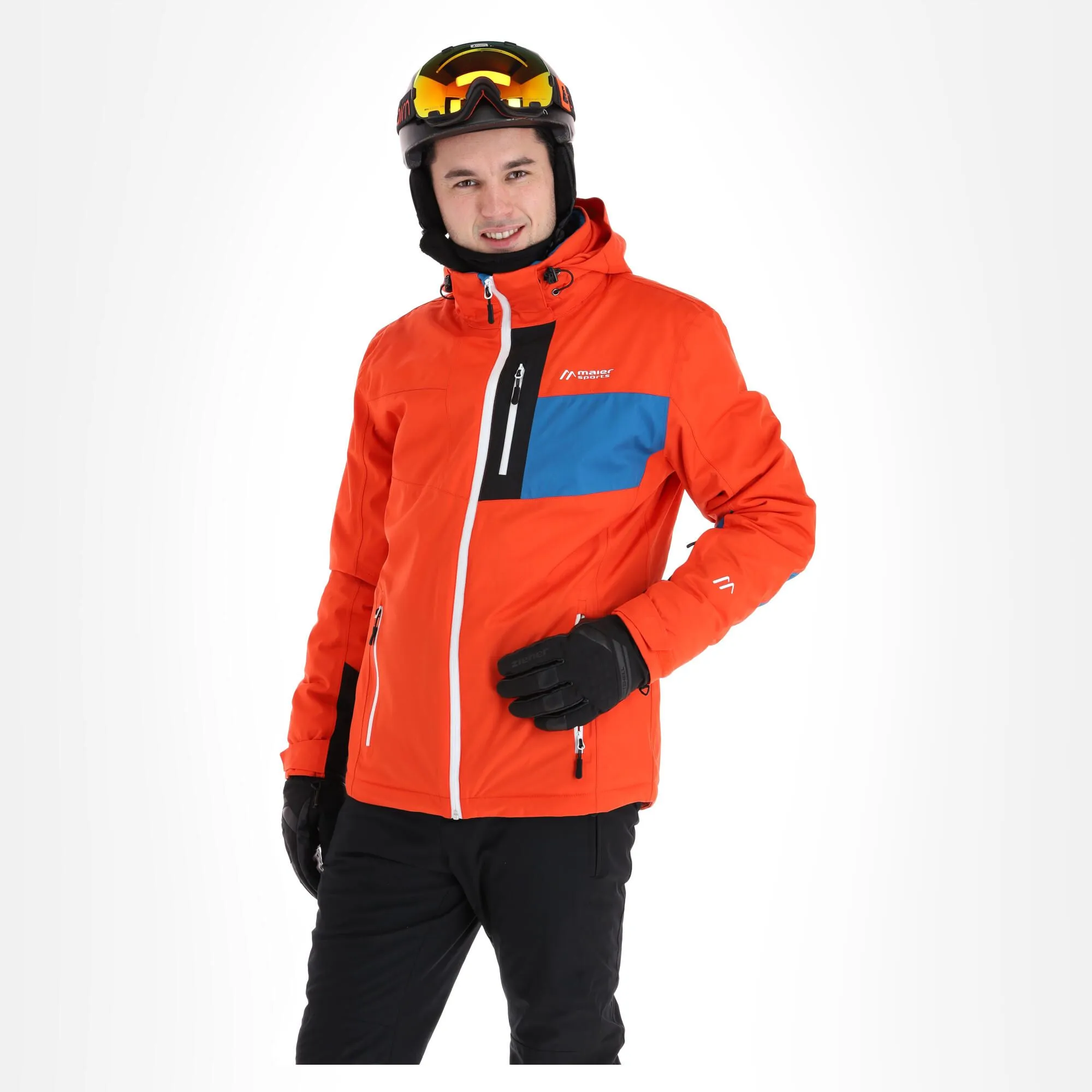 Maier Sports, Karleiten Veste De Ski Hommes Siren Rouge 5 Maier Sports, Karleiten Veste De Ski Hommes Siren Rouge – Image 3
