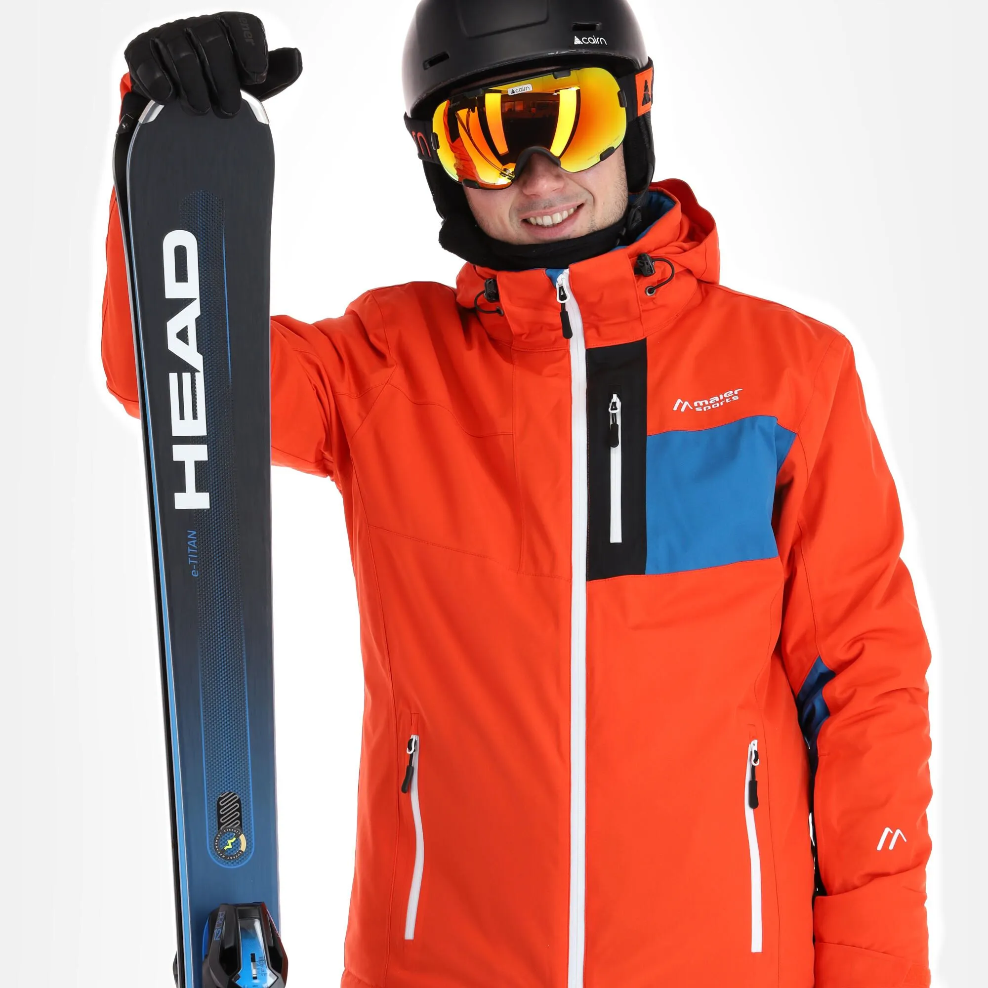 Maier Sports, Karleiten Veste De Ski Hommes Siren Rouge 6 Maier Sports, Karleiten Veste De Ski Hommes Siren Rouge – Image 4