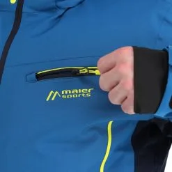 Maier Sports, Nikolai Veste De Ski Hommes Mary Poppins Bleu -ColourWear Soldes maier sports nikolai aa jas gevoerd heren mary poppins blauw 22maier202v2 BI 10