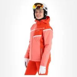 Maier Sports, Rendlspitze Veste De Ski Femmes Coral Rouge