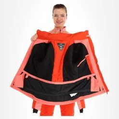 Maier Sports, Rendlspitze Veste De Ski Femmes Coral Rouge -ColourWear Soldes maier sports rendlspitze aa jas gevoerd dames coral rood 22maier108v1 BI 06