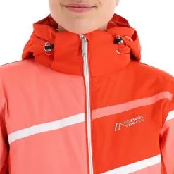 Maier Sports, Rendlspitze Veste De Ski Femmes Coral Rouge -ColourWear Soldes maier sports rendlspitze aa jas gevoerd dames coral rood 22maier108v1 BI 09