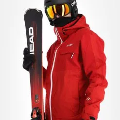 Maier Sports, Timo Veste De Ski Hommes Chili Pepper Rouge -ColourWear Soldes maier sports timo aa jas gevoerd heren chili pepper rood 22maier203v3 BI 05