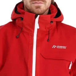 Maier Sports, Timo Veste De Ski Hommes Chili Pepper Rouge -ColourWear Soldes maier sports timo aa jas gevoerd heren chili pepper rood 22maier203v3 BI 10