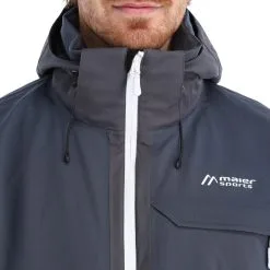 Maier Sports, Timo Veste De Ski Hommes Graphite Gris -ColourWear Soldes maier sports timo aa jas gevoerd heren graphite grijs 22maier203v1 BI 10