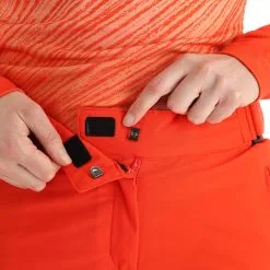 Maier Sports, Vroni Slim Pantalon De Ski Femmes Siren Rouge -ColourWear Soldes maier sports vroni slim ba skibroek gevoerd dames siren rood 22maier107v2 BI 05