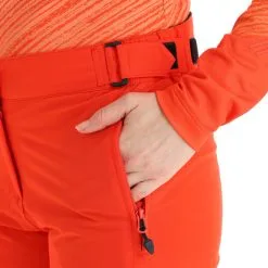 Maier Sports, Vroni Slim Pantalon De Ski Femmes Siren Rouge -ColourWear Soldes maier sports vroni slim ba skibroek gevoerd dames siren rood 22maier107v2 BI 07