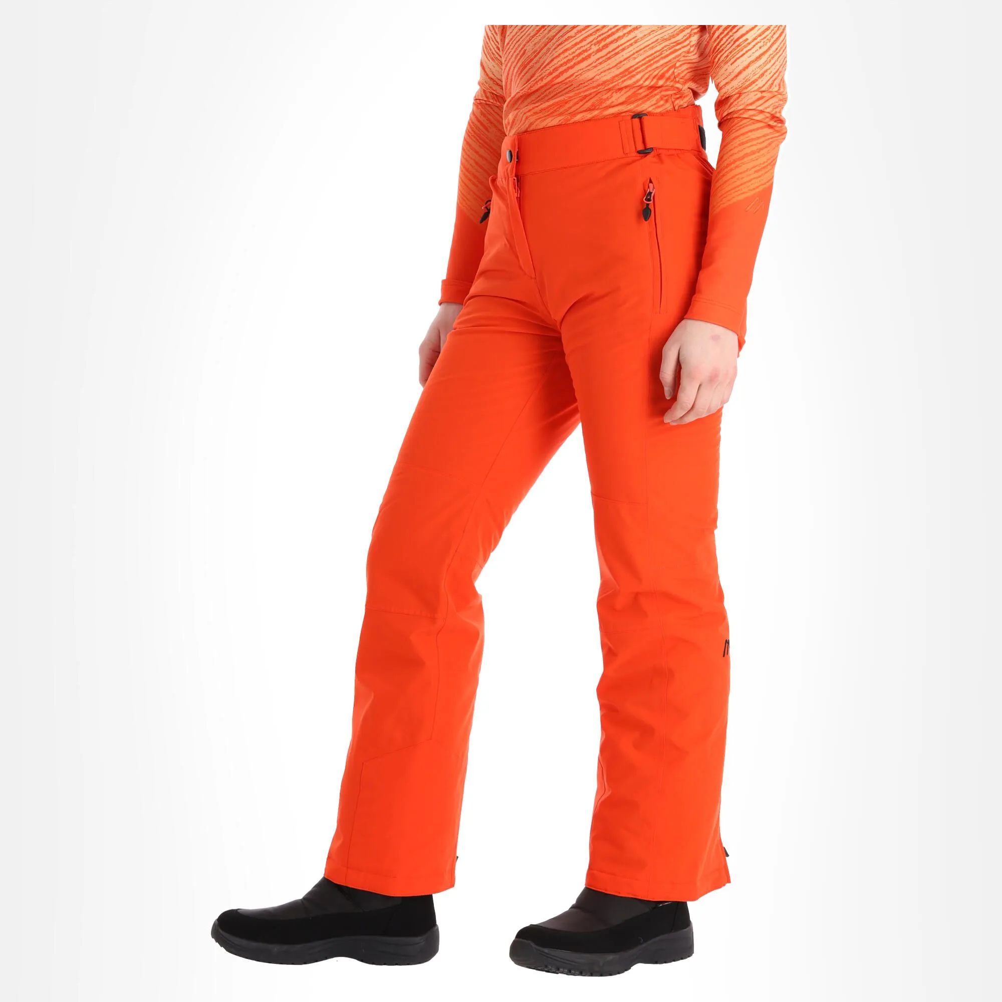 Maier Sports, Vroni Slim Pantalon De Ski Modèle Court Femmes Siren Rouge 3 Maier Sports, Vroni Slim Pantalon De Ski Modèle Court Femmes Siren Rouge