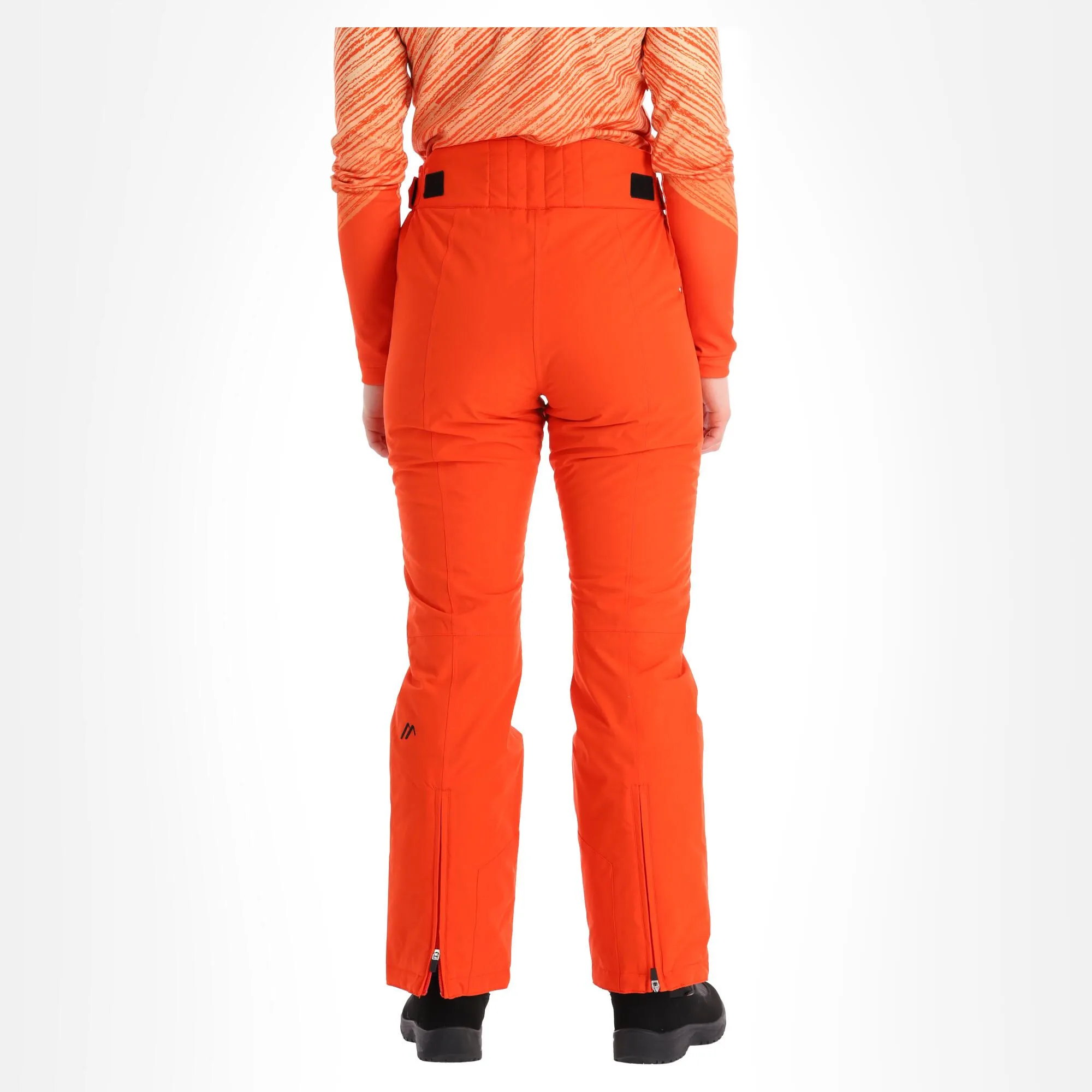 Maier Sports, Vroni Slim Pantalon De Ski Modèle Court Femmes Siren Rouge 4 Maier Sports, Vroni Slim Pantalon De Ski Modèle Court Femmes Siren Rouge – Image 2