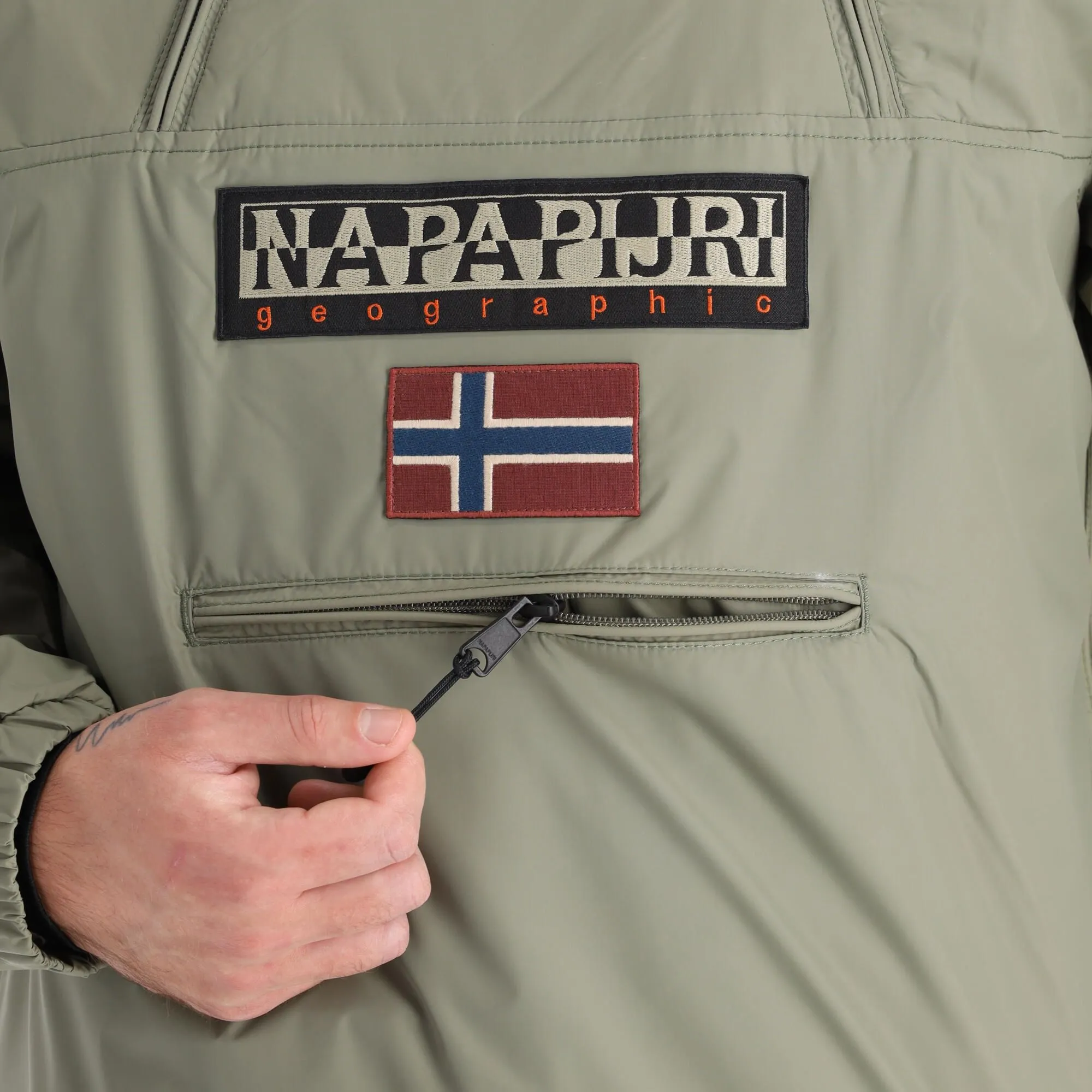 Napapijri, Northfarer 2.0 Winter (2022/2023) Anorak D'hiver Hommes Lichen Vert 11 Napapijri, Northfarer 2.0 Winter (2022/2023) Anorak D'hiver Hommes Lichen Vert – Image 9