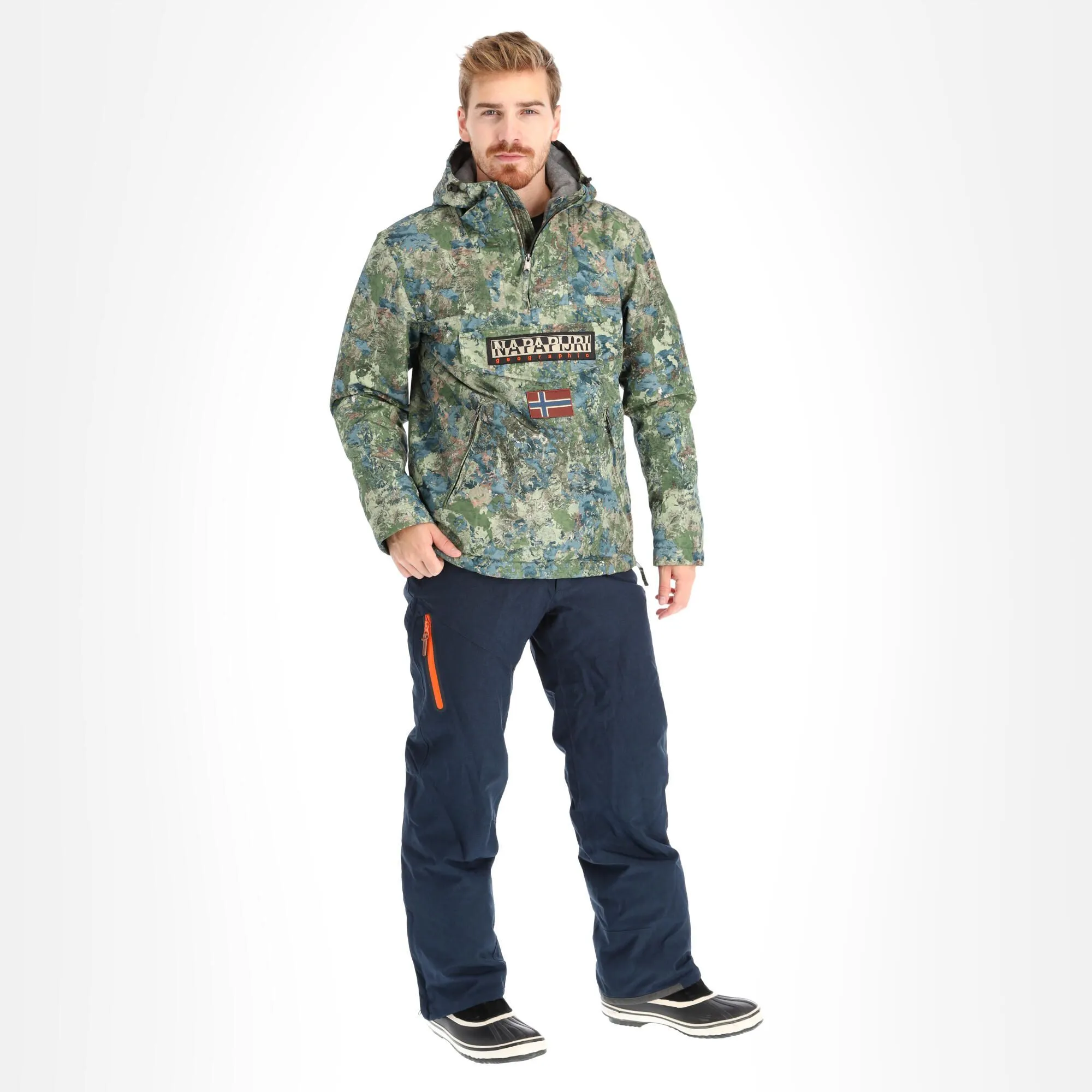 Napapijri, Rainforest Pkt Prt 1 Anorak D'hiver Hommes Vert 3 Napapijri, Rainforest Pkt Prt 1 Anorak D'hiver Hommes Vert