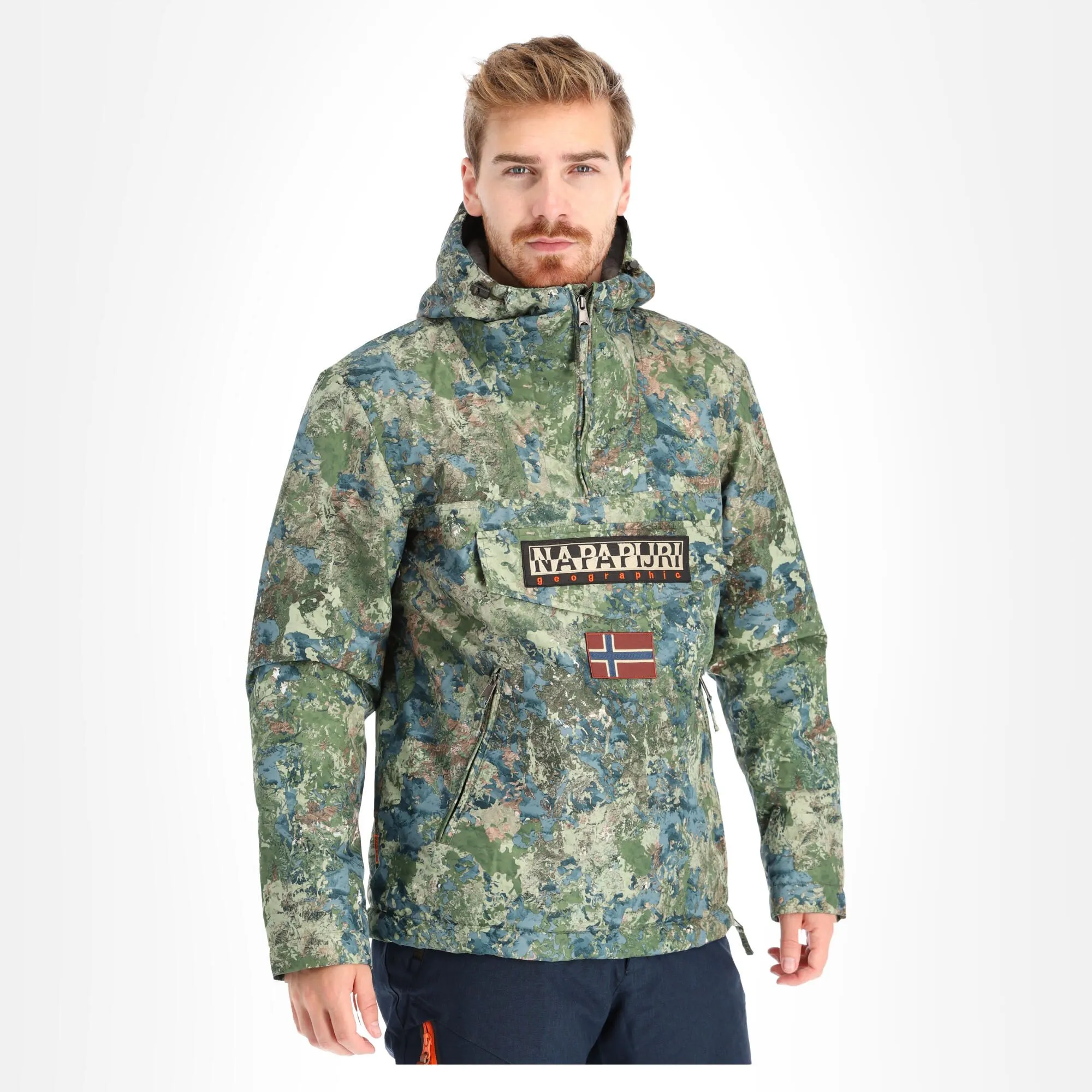 Napapijri, Rainforest Pkt Prt 1 Anorak D'hiver Hommes Vert 6 Napapijri, Rainforest Pkt Prt 1 Anorak D'hiver Hommes Vert – Image 4