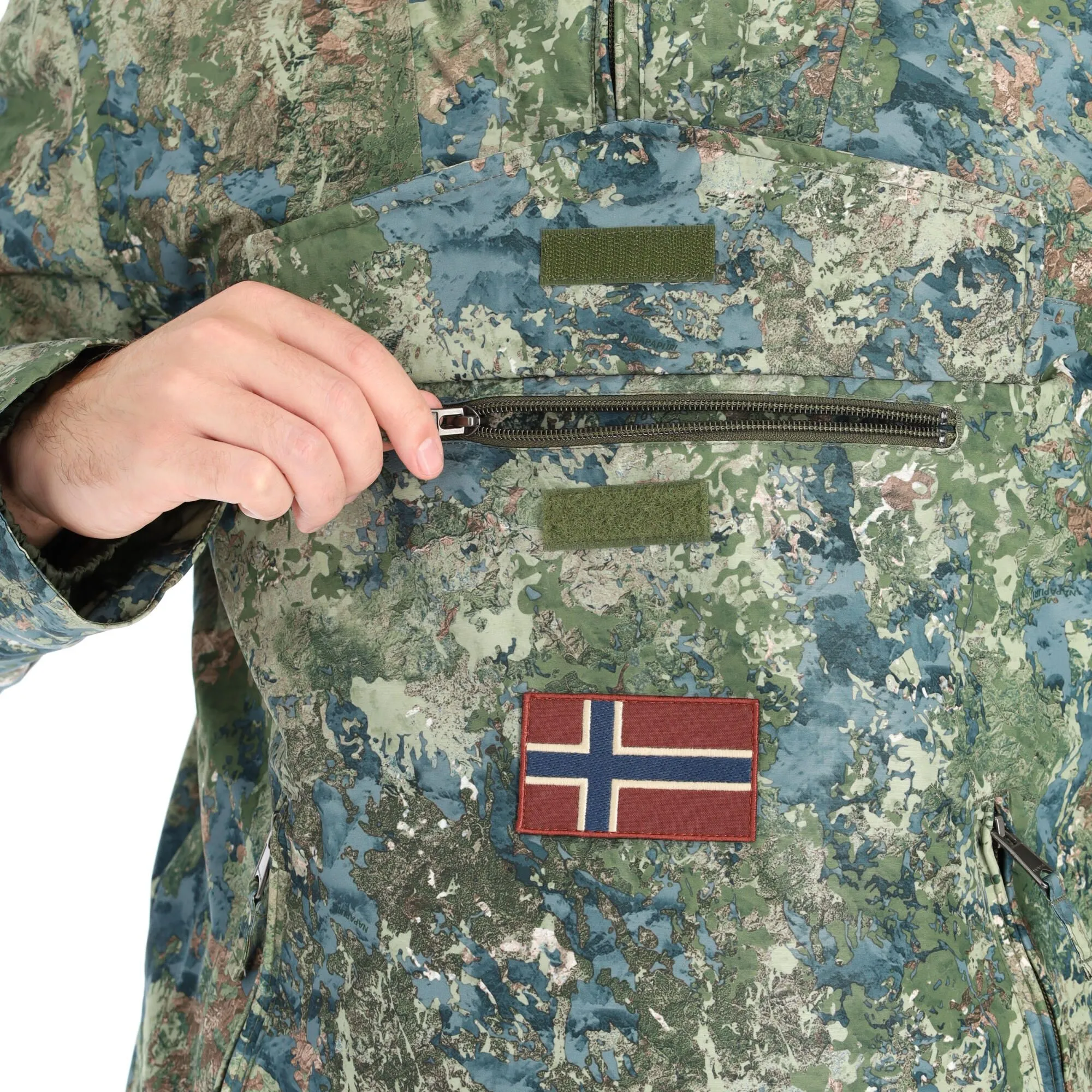 Napapijri, Rainforest Pkt Prt 1 Anorak D'hiver Hommes Vert 9 Napapijri, Rainforest Pkt Prt 1 Anorak D'hiver Hommes Vert – Image 7