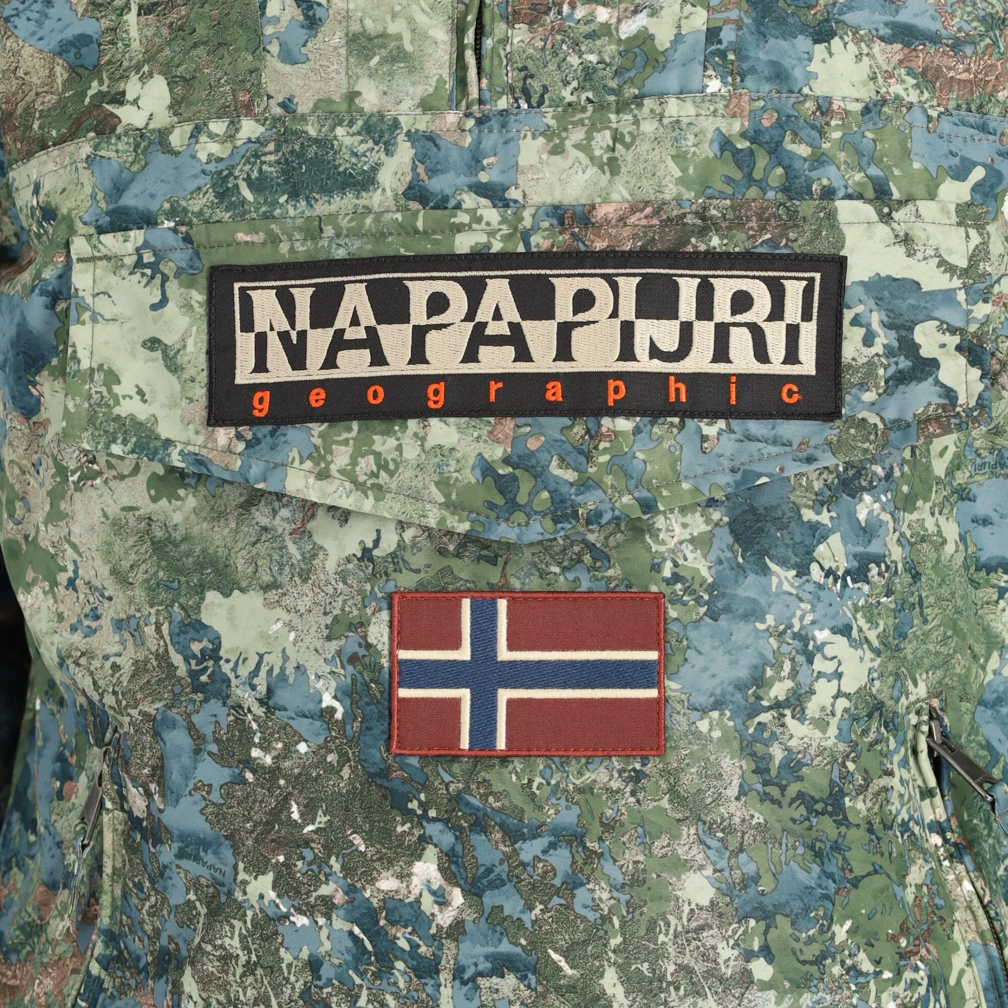 Napapijri, Rainforest Pkt Prt 1 Anorak D'hiver Hommes Vert 11 Napapijri, Rainforest Pkt Prt 1 Anorak D'hiver Hommes Vert – Image 9