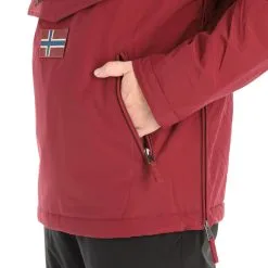 Napapijri, Rainforest Pocket 1 Anorak D'hiver Hommes Vintage Amaranth Rouge -ColourWear Soldes napapijri rainforest pocket 1 anorak heren vintage amaranth rood AF10nap014f BI 08