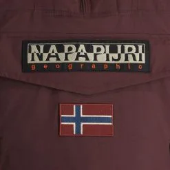 Napapijri, Rainforest Pocket 2 (2022/2023) Anorak D'hiver Hommes Burgundy Fudge Violet -ColourWear Soldes napapijri rainforest pocket 2 af anorak heren burgundy fudge 22napap112v2 BI 08