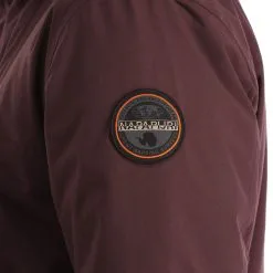 Napapijri, Rainforest Pocket 2 (2022/2023) Anorak D'hiver Hommes Burgundy Fudge Violet -ColourWear Soldes napapijri rainforest pocket 2 af anorak heren burgundy fudge 22napap112v2 BI 11