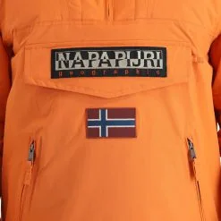 Napapijri, Rainforest Pocket 2 (2022/2023) Anorak D'hiver Hommes Butternut Orange -ColourWear Soldes napapijri rainforest pocket 2 af anorak heren butternut oranje 22napap112v4 BI 08