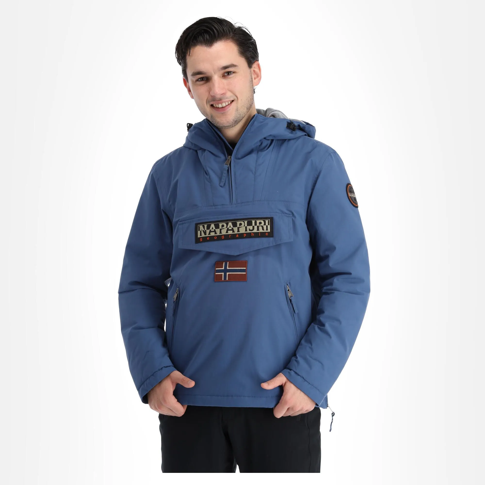 Napapijri, Rainforest Pocket 2 (2022/2023) Anorak D'hiver Hommes Ensign Bleu 3 Napapijri, Rainforest Pocket 2 (2022/2023) Anorak D'hiver Hommes Ensign Bleu