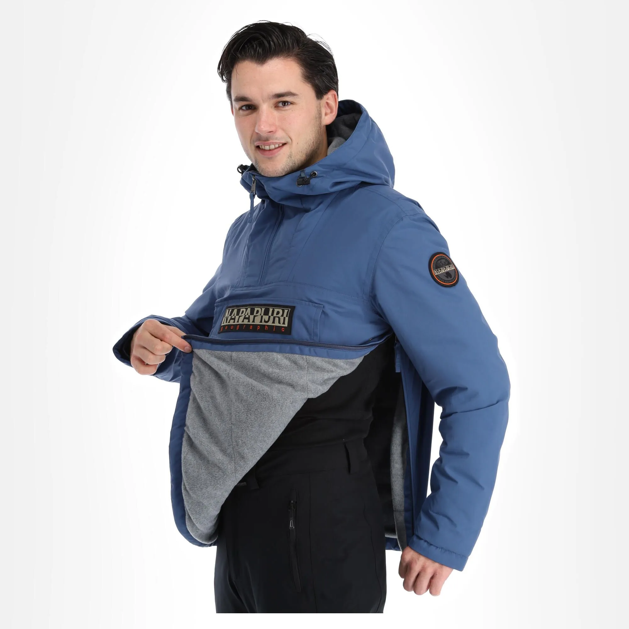 Napapijri, Rainforest Pocket 2 (2022/2023) Anorak D'hiver Hommes Ensign Bleu 7 Napapijri, Rainforest Pocket 2 (2022/2023) Anorak D'hiver Hommes Ensign Bleu – Image 5