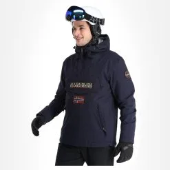 Napapijri, Rainforest Pocket 2 (2022/2023) Anorak D'hiver Hommes Marine Bleu -ColourWear Soldes napapijri rainforest pocket 2 af anorak heren marine blauw 22napap112v5 BI 04