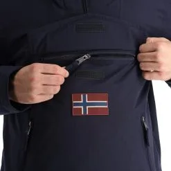 Napapijri, Rainforest Pocket 2 (2022/2023) Anorak D'hiver Hommes Marine Bleu -ColourWear Soldes napapijri rainforest pocket 2 af anorak heren marine blauw 22napap112v5 BI 10
